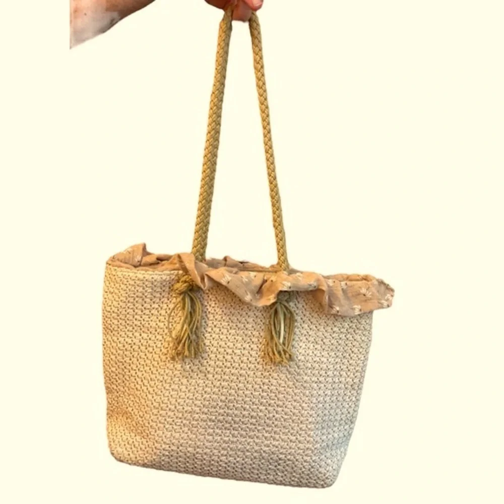 Tan handbag